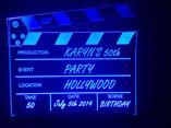 Hollywood theme Birthday decoration, used RGB LED stip. (400mm wide)
