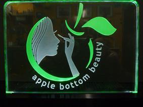 Apple-Bottom-Beauty 2 Colour Acrylic Logo